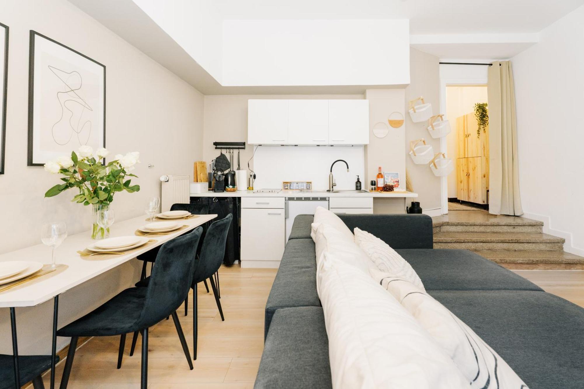 City-Apartment „Kreuzviertel-Lädchen“mit Parkplatz Munster  Buitenkant foto