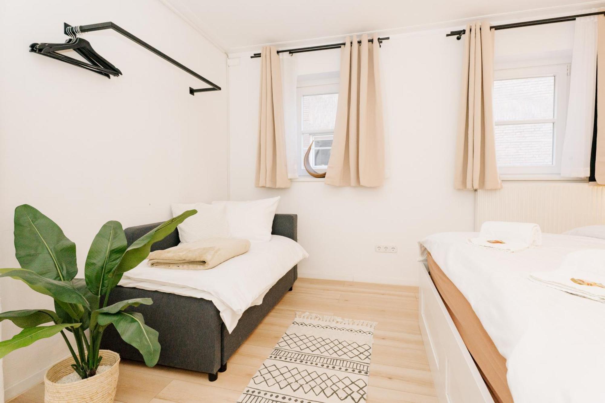 City-Apartment „Kreuzviertel-Lädchen“mit Parkplatz Munster  Buitenkant foto