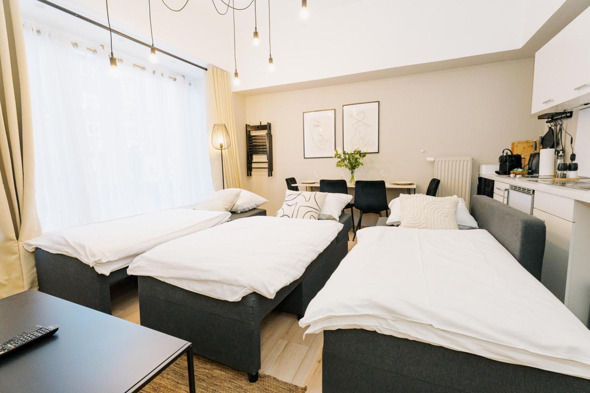 City-Apartment „Kreuzviertel-Lädchen“mit Parkplatz Munster  Buitenkant foto