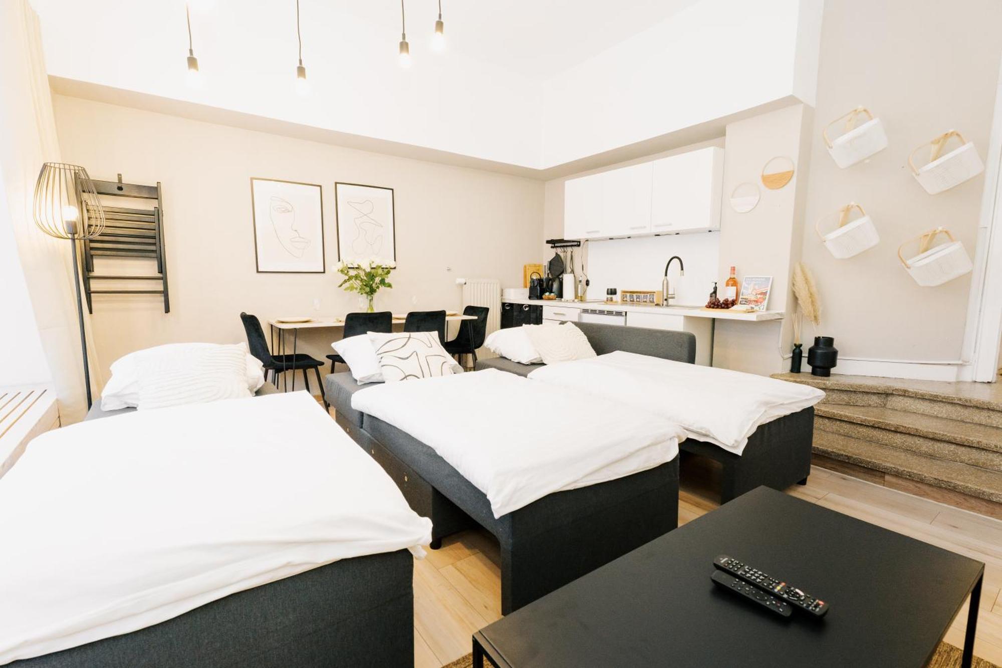 City-Apartment „Kreuzviertel-Lädchen“mit Parkplatz Munster  Buitenkant foto