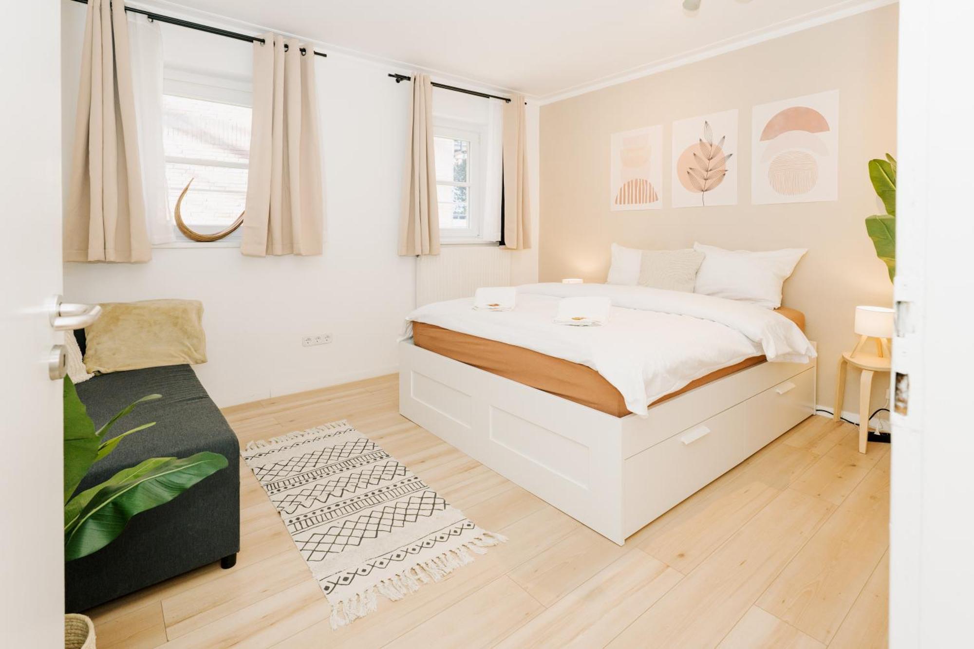 City-Apartment „Kreuzviertel-Lädchen“mit Parkplatz Munster  Buitenkant foto